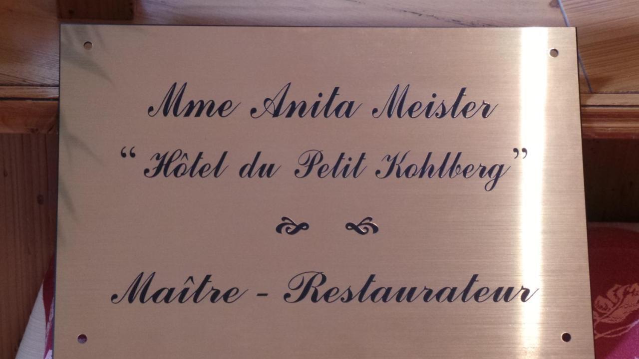 Hotel Restaurant Le Petit Kohlberg Lucelle Exteriör bild